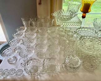 Fostoria American Clear glassware