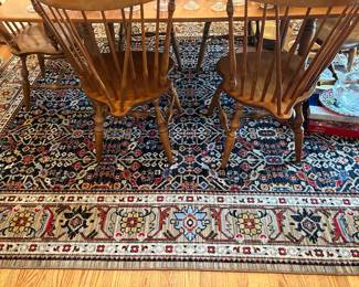 Karastan “Bravado” dining rug. 7’9” x 9’9”