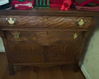 oak washstand