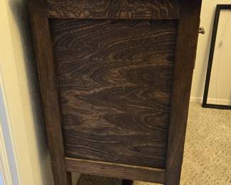 Antique Oak Buffet with Mirror