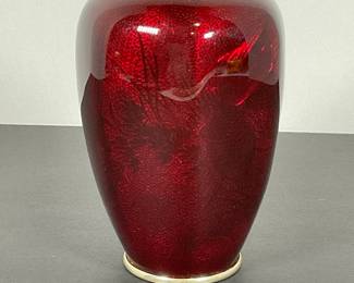 Sm Japanese Pigeon Blood Vase