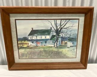 Rare - Ranulph Bye Signed Watercolor
