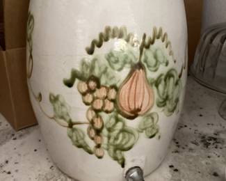 Rare crock w/spout (not original)