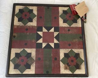 Handmade folk art wood wall art