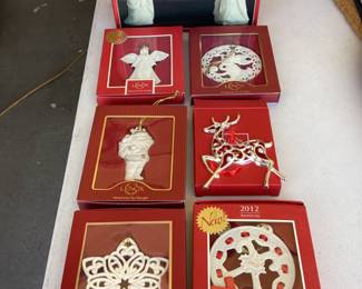 Lenox Christmas ornaments