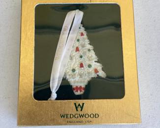 Wedgewood Christmas tree ornament