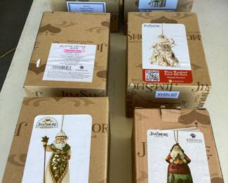 Jim Shore large Christmas ornaments