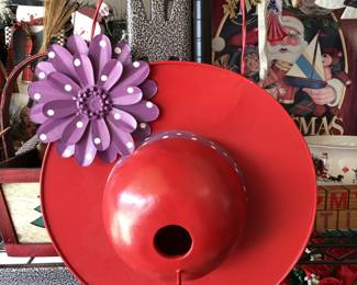 Red Hat bird house