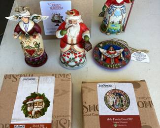 Jim Shore Christmas ornaments