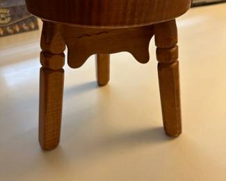 Vintage Wood Milking Stool