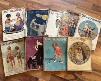 Vintage Good Housekeeping Magazines.
