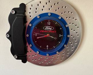 Ford Racing Disk Brake Clock