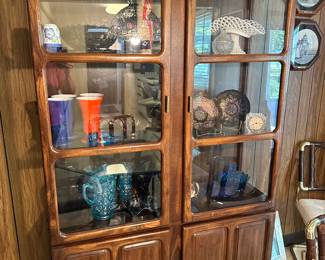 Mid Century Lighted Cabinet