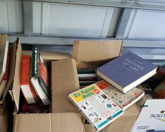 Cook books, craft and other books