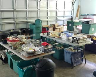 Overflow of items into the garage