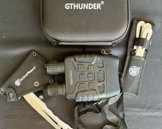 MW013VGThunder Digital Night Vision Goggles And Smith  Wesson Knives