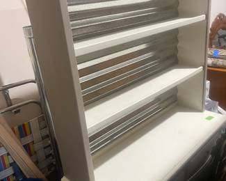 Cool tin back hutch with desk