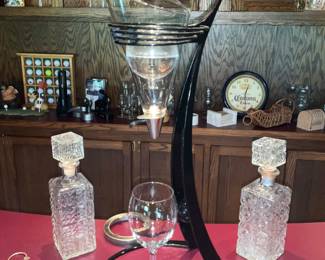 Wine decanter, wine aerator, crystal decanters