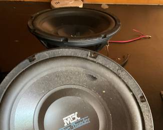 MTX Blue Thunder,  speakers, stereo equipment