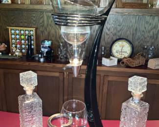 Wine decanter, wine aerator, crystal decanters