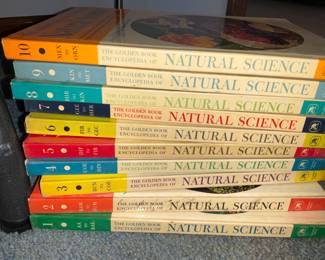 The Golden Book Encyclopedia of Natural Science, set of 10