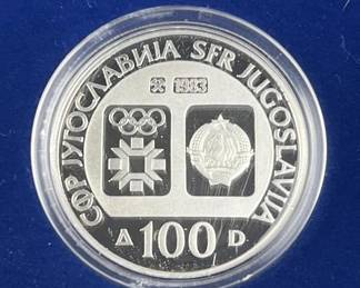 1984 Yugoslavia Sarajevo Olympics 925 Silver