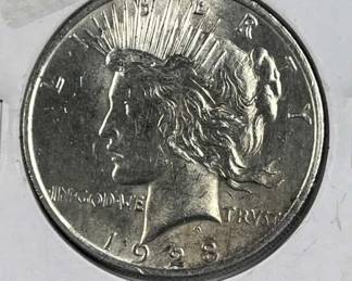 1923 Peace Silver Dollar, US $1, UNC