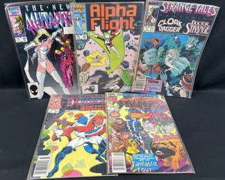 (5) Assorted Marvel Comics: Strange Tales & More