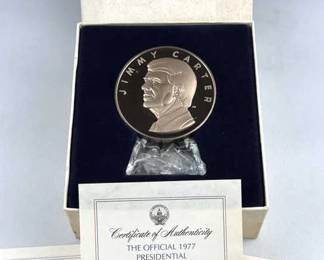 1977 Jimmy Carter Official Pres. Inaug. Medal