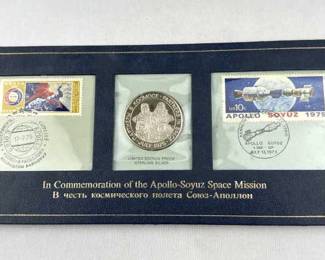 1975 Apollo-Soyuz Space Mission Sterling Proof