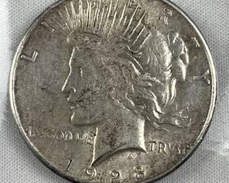1928-S Peace Silver Dollar, US $1 Coin