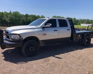 2010 Dodge 3500 4x4 Dually Flatbed Truck