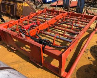 Skid Steer Square Bale Hay Grapple