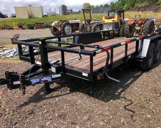 16 Texas Bragg 14K Equipment Trailer