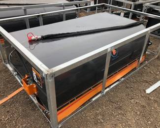 Wolverine 72 Skid Steer Covered Broom