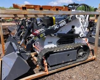 JQ 400 Mini Skid Steer Loader.