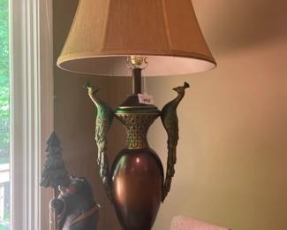 Peacock Table Lamp (A)