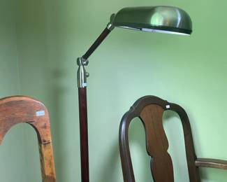 Antique Chairs, Floor Lamp
