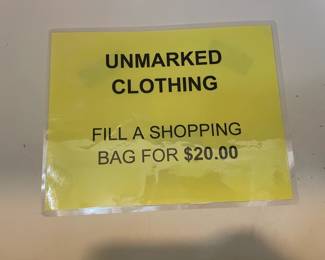 Unmarked Clothing