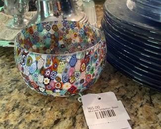 Murano Millefiori Bowl