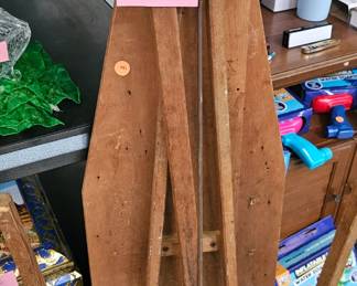 VINTAGE WOODEN IRONING BOARD
