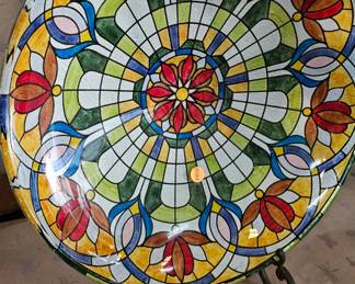 STAINED GLASS PLATE