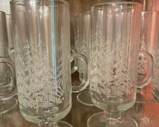 Libbey Frosty Pines glassware