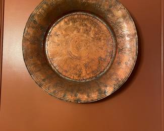 Large copper plate 