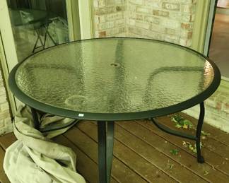 Glass Top Round Table