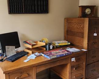 Vintage Oak Desk
