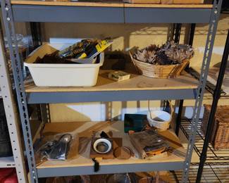 Metal Shelves, Misc Items