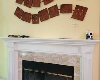 Artisan Rusted Metal Wall Art Pair