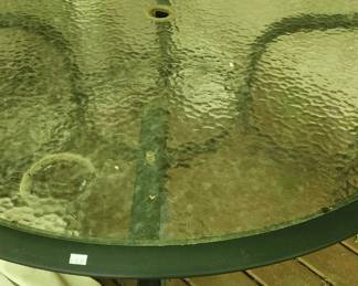 Glass Top Round Table