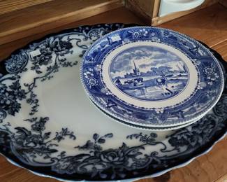Blue and White Dish